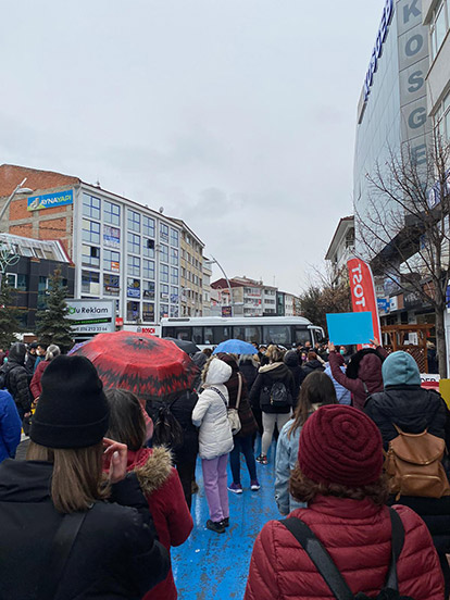 BOLU BAROSU KADIN HAKLARI KOMİSYONU BAROMUZU TEMSİLEN ALANDAYDI