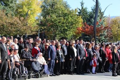 29 EKİM CUMHURİYET BAYRAMI ÇELENK TÖRENİ