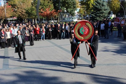 29 EKİM CUMHURİYET BAYRAMI ÇELENK TÖRENİ