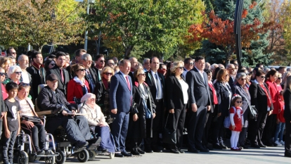 29 EKİM CUMHURİYET BAYRAMI ÇELENK TÖRENİ